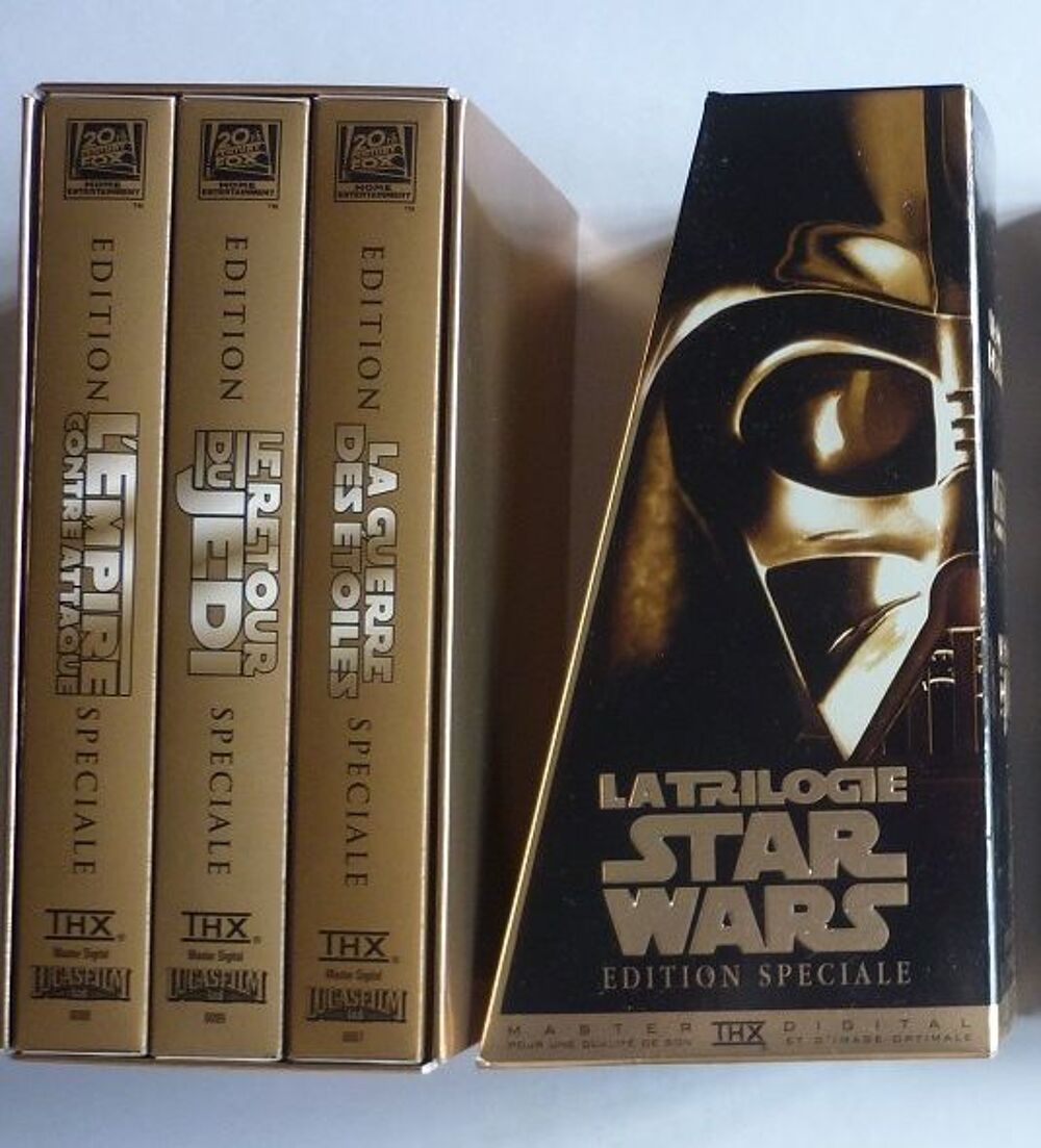 STAR WARS 3 VHS Trilogie 1997 + VHS I (1999) VHS II (2002) Photos/Video/TV