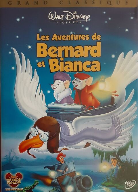 Dvds JEUNE PUBLIC : Bernard et Bianca  2 Pontoise (95)