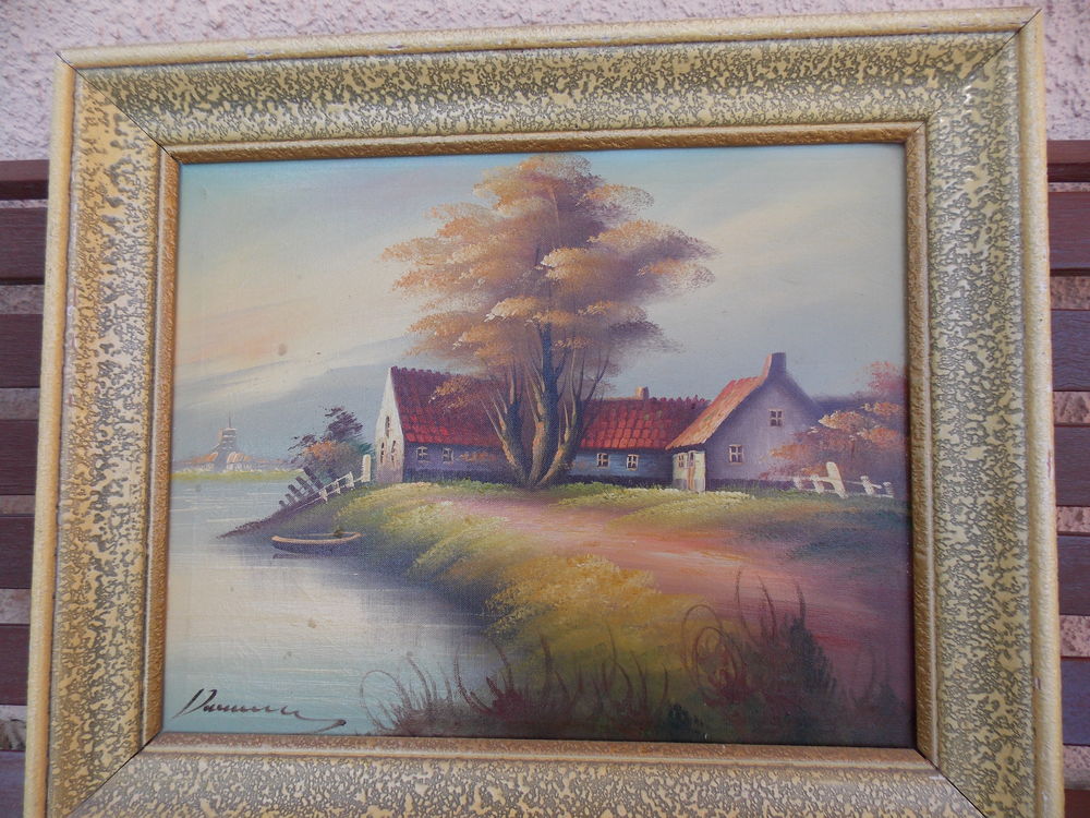 Tableau peinture huile sur toile Décoration