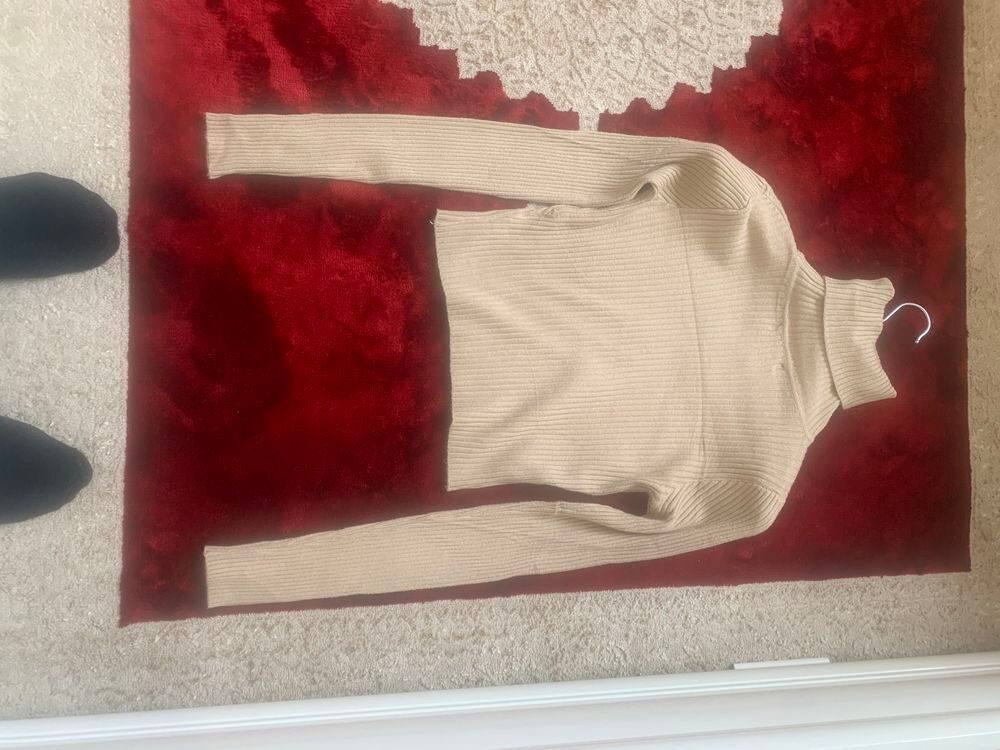 Haut court c&ocirc;tel&eacute; beige LISSIMO - Neuf avec &eacute;tiquette - Taille unique Vêtements