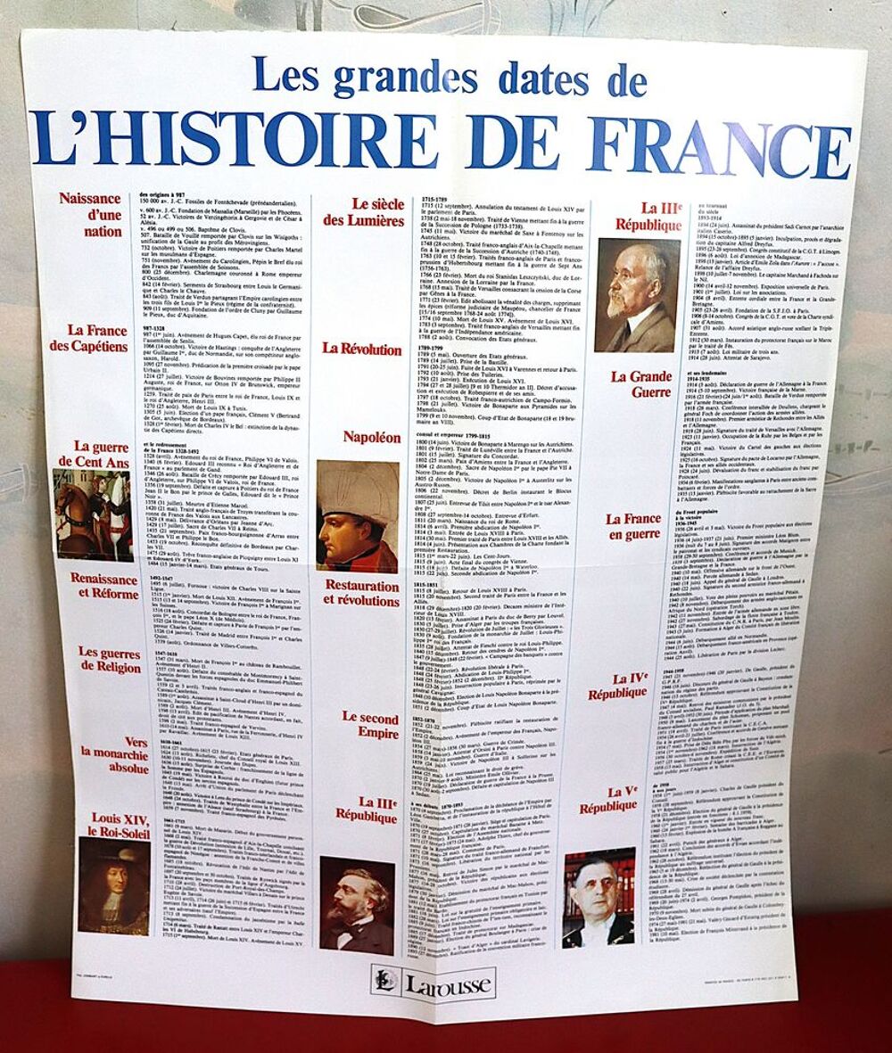 L'Histoire de France en une superbe collection + cadeau Livres et BD
