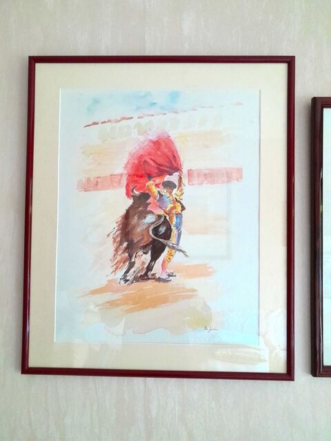 Tauromachie, cadres, tableaux, aquarelles, reproductions... 40 Saint-Germain-en-Laye (78)