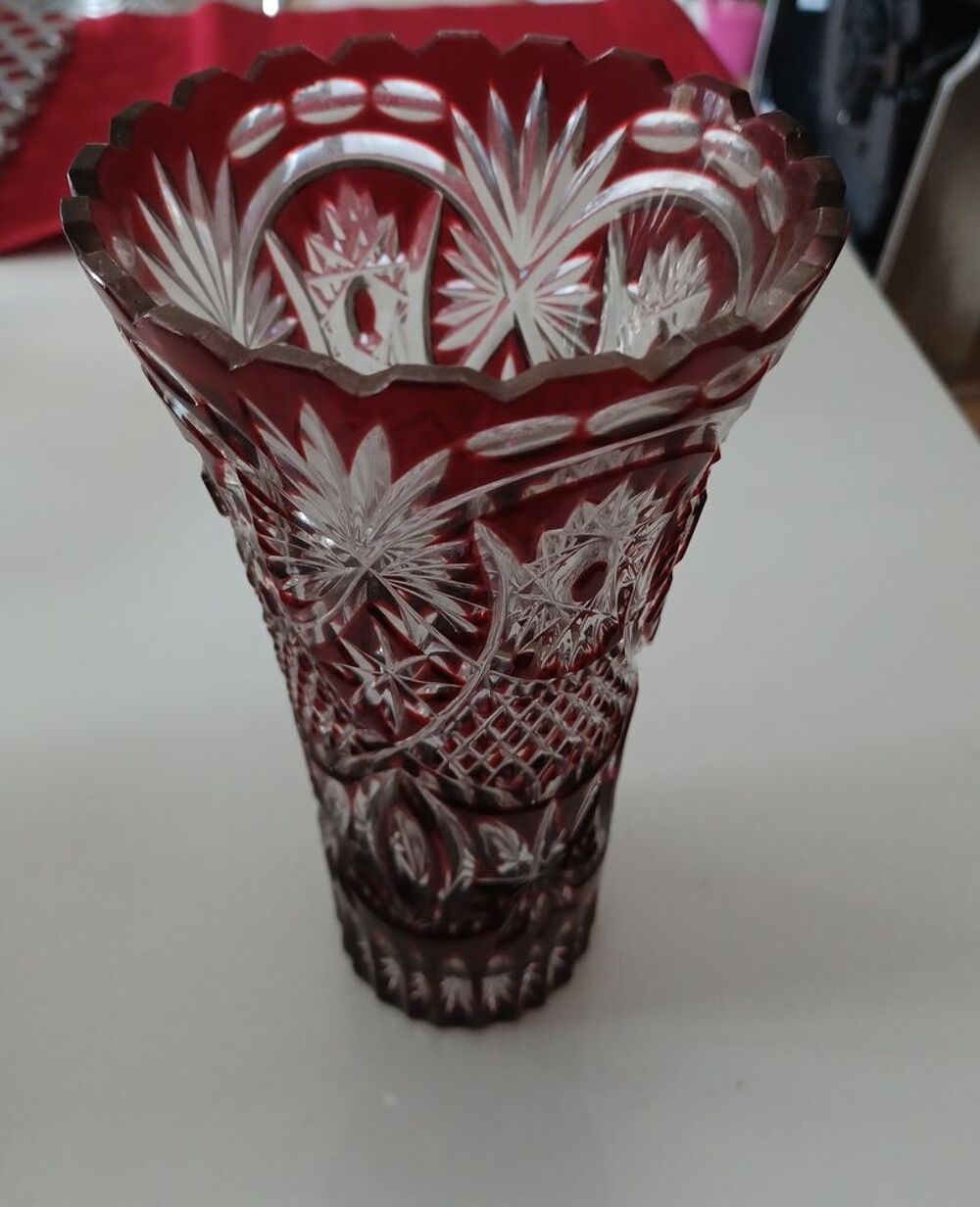 Vase en cristal pour fleurs Dcoration