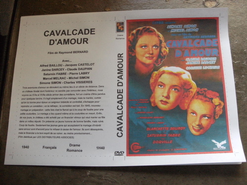Film : " Cavalcade d'amour " DVD et blu-ray