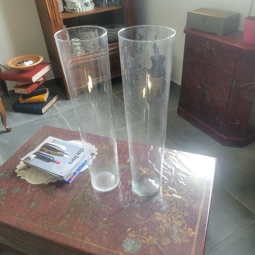 VASES CONIQUES VERRE LEONARDO 70 CM Décoration