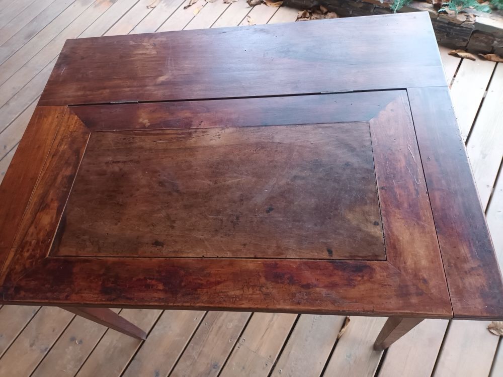 Bureau bois massif avec pupitre Meubles