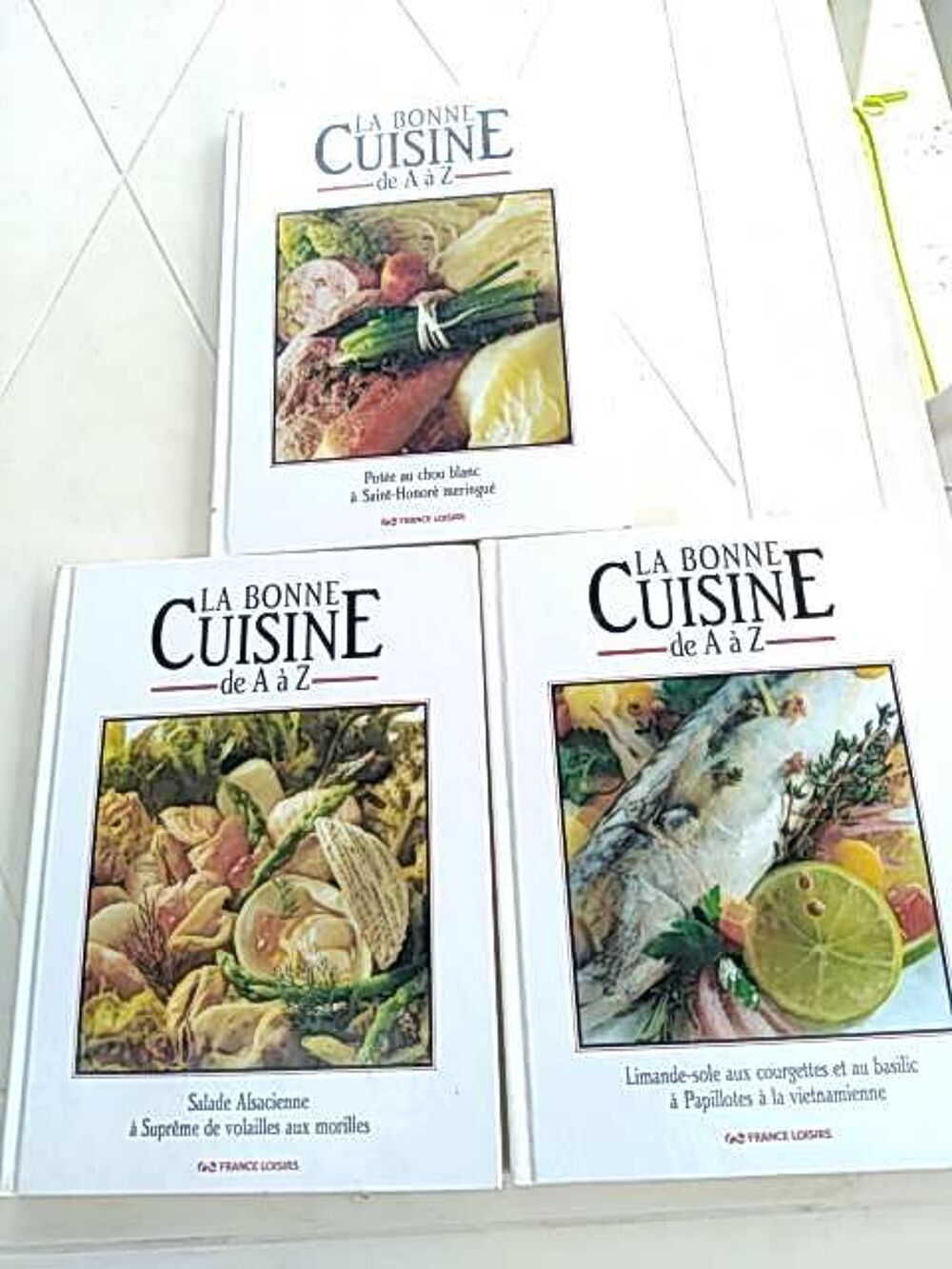 LOT DE 3 LIVRES "&nbsp;LA BONNE CUISINE DE A &agrave; Z&nbsp;" Livres et BD