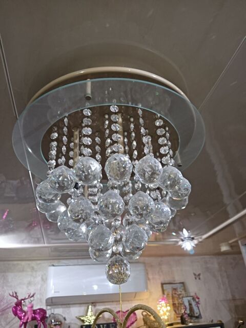 plafonnier lustre cristal 40 Nice (06)