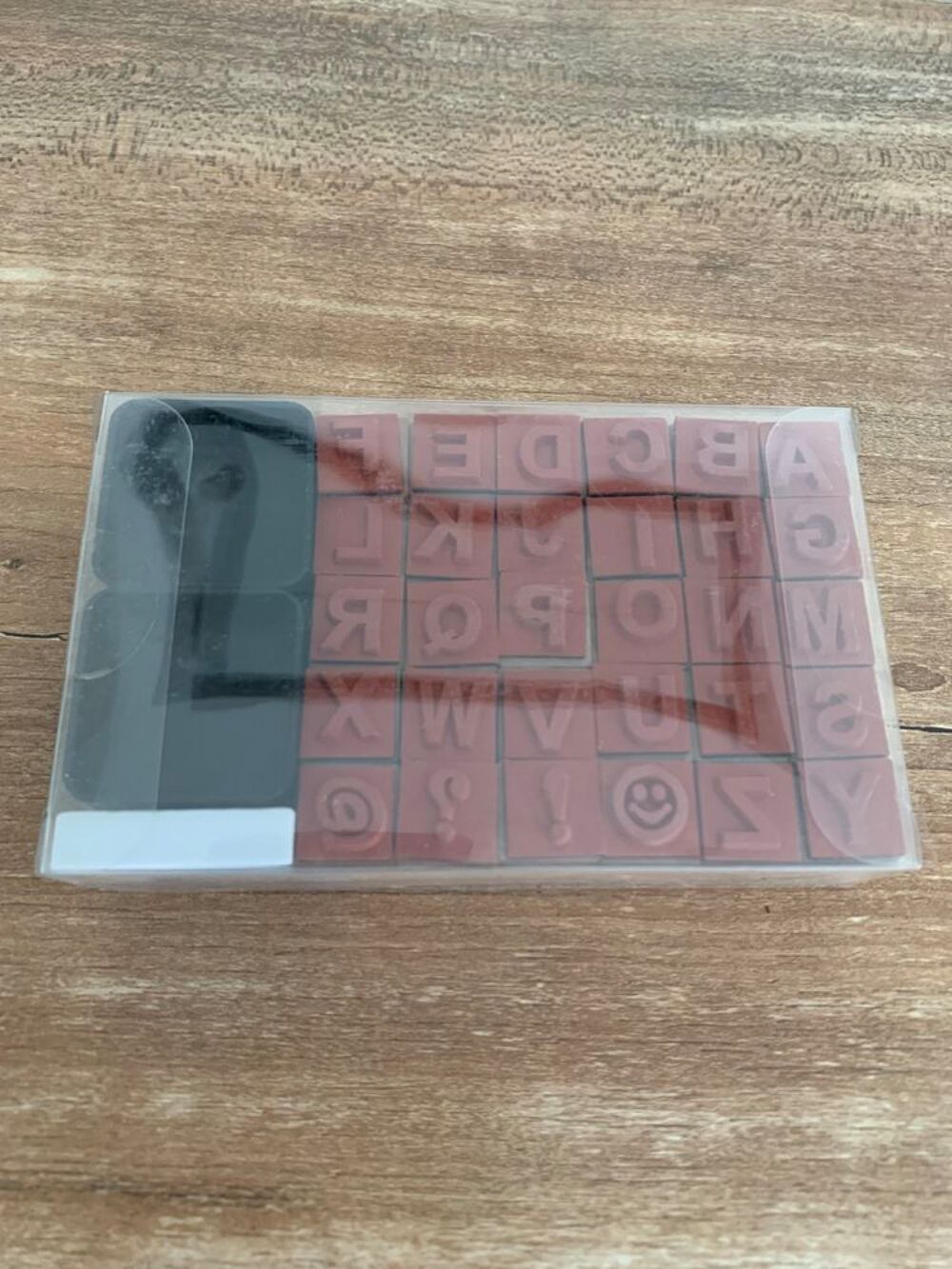 jeu &eacute;ducatif en bois alphabet en tampon 32 pi&egrave;c Jeux / jouets