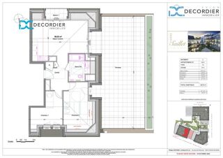  Appartement  vendre 3 pices 66 m