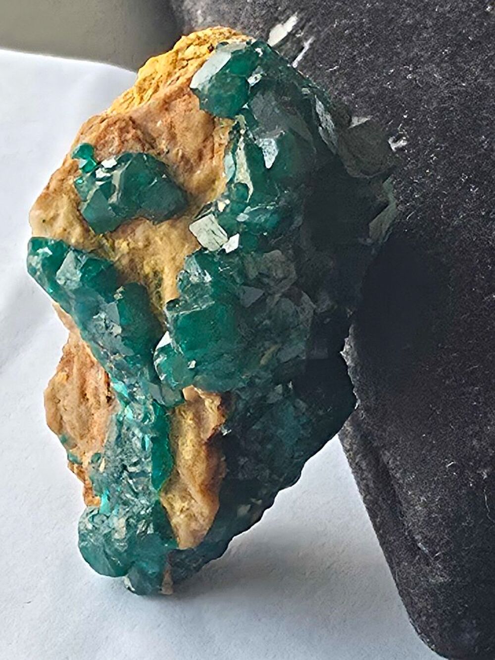 Dioptase sur Matrice du Katanga(RDC)-40g-Collection 