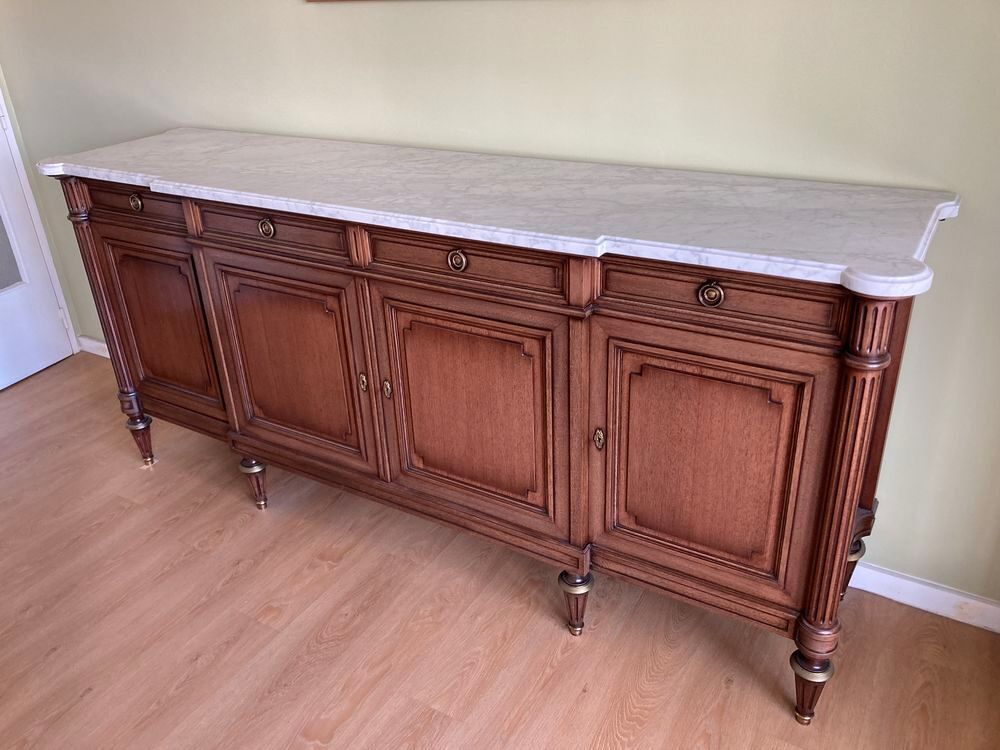 Ensemble buffet, table et chaises style Louis xvi Meubles