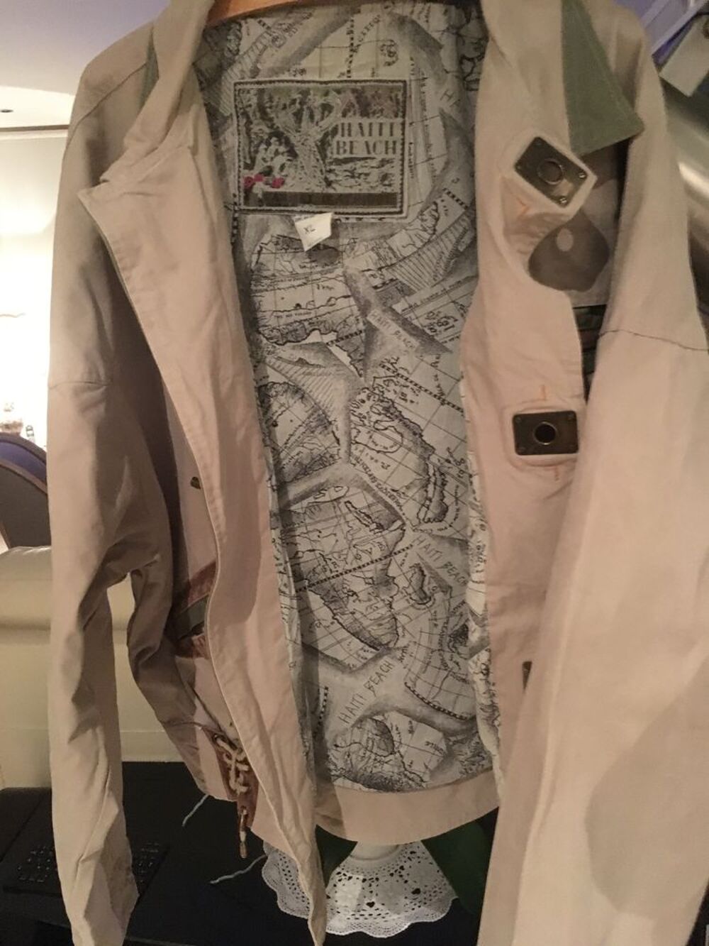blouson original de marque HA&Iuml;TI BEACH, t. 42/44 Vêtements