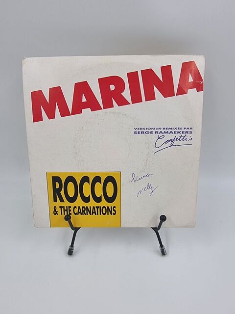 Vinyle 45 tours Marina : Rocco & The Carnations  2 Vulbens (74)