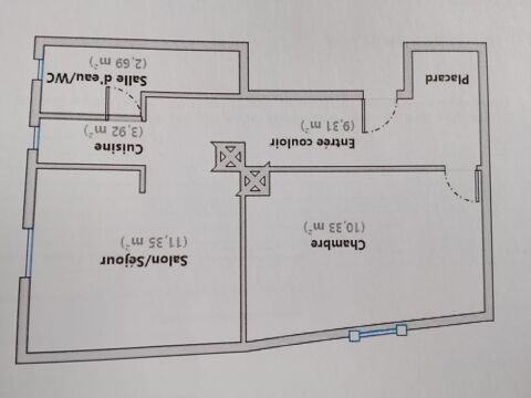   appartement T2 Appartement - 2 pi�ce(s) - 37 m�