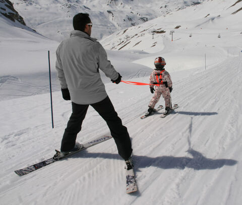 TRYSKI, chasse-neige, apprentissage, harnais de ski enfants