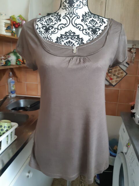 top taupe NEUF SINEQUANONE papillon strass Taille 2 13 Lyon 5 (69)