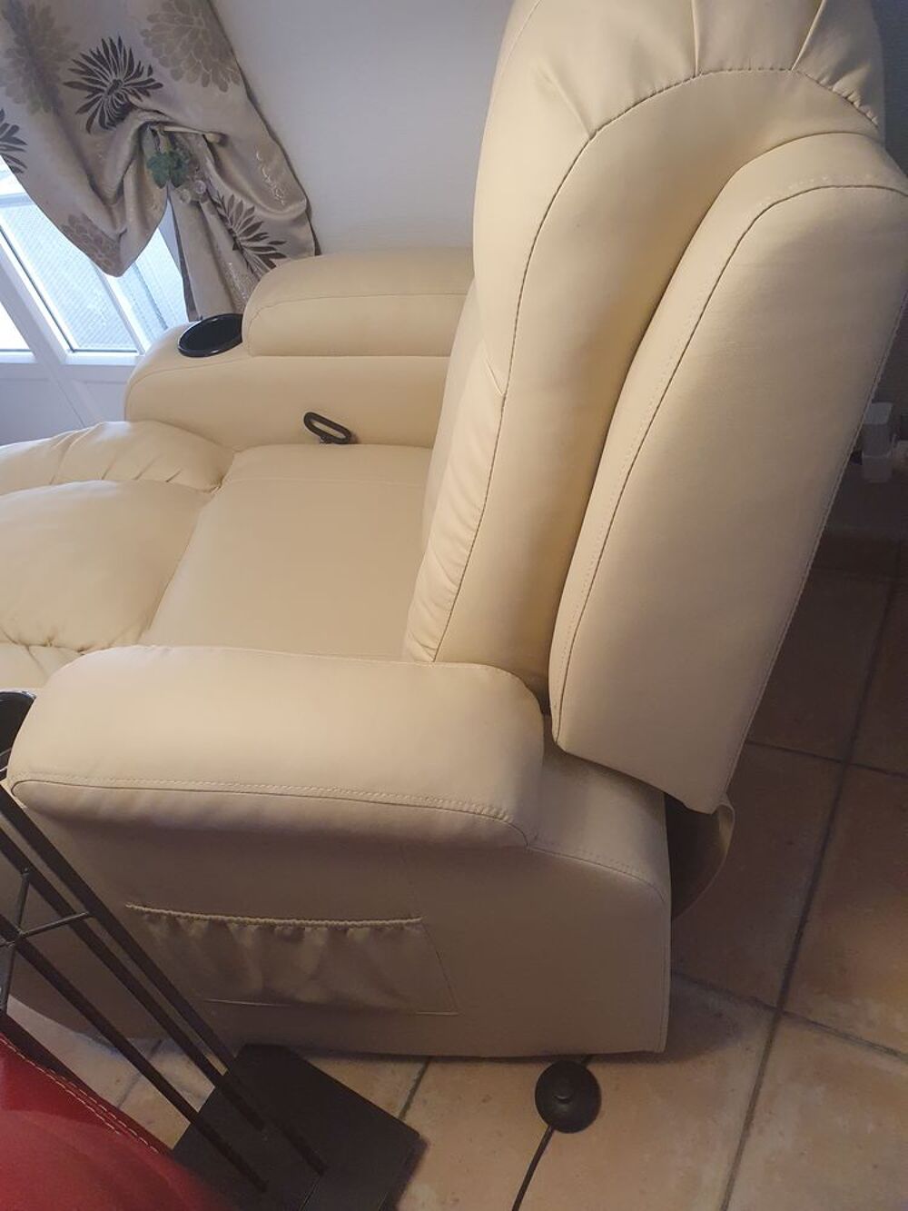 Fauteuil &eacute;lectrique chauffant Maroquinerie