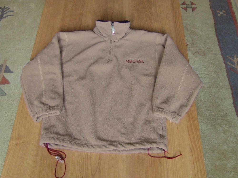 Sweat polaire. ANAPURNA. Caramel. T. 12&nbsp;ans. TBE Vêtements enfants