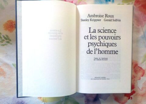 LA SCIENCE ET LES POUVOIRS PSYCHIQUES DE L'HOMME 3 Bubry (56)