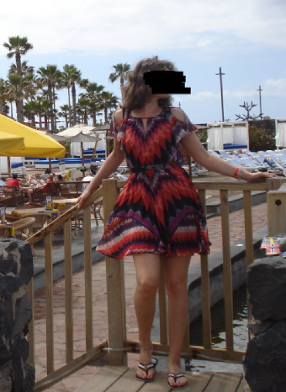 Robe taille 38 multicolore de Warehouse Vêtements