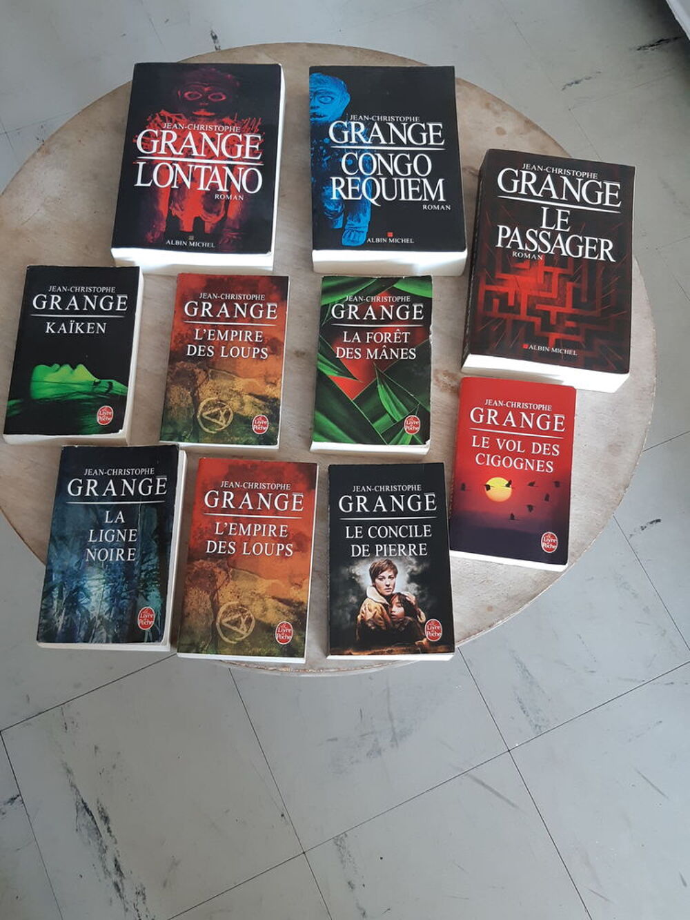 Jean Christophe Grang&eacute; Livres et BD