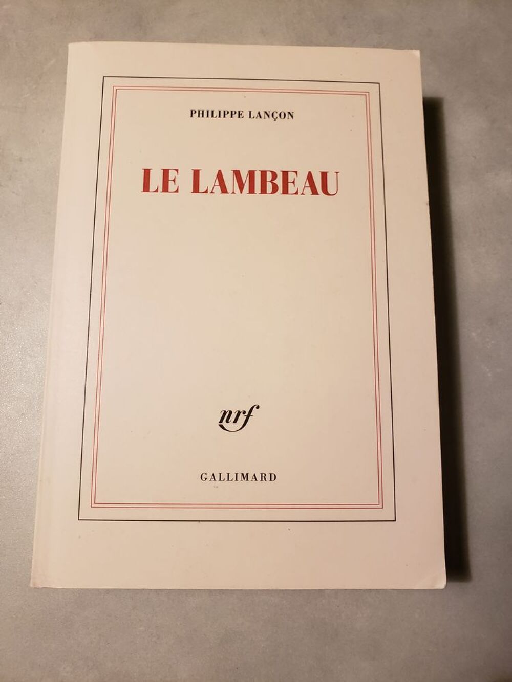Gallimard Le Lambeau Livres et BD