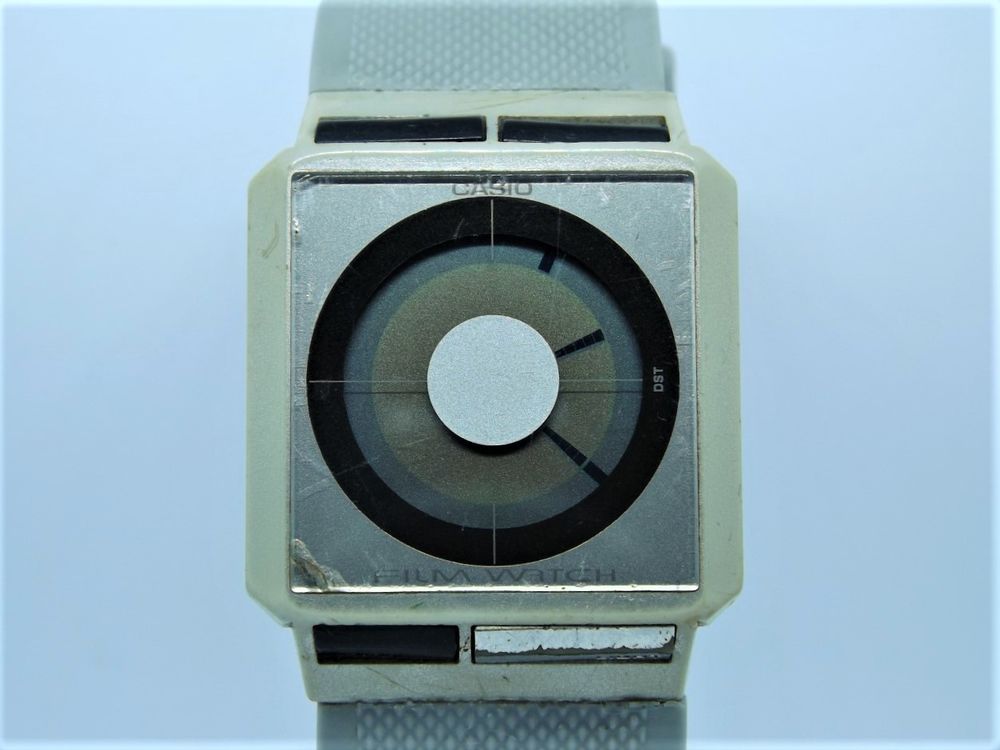 Rare montre Casio Film Watch 2128 FS-02 LCD Data Bank 1999 Bijoux et montres