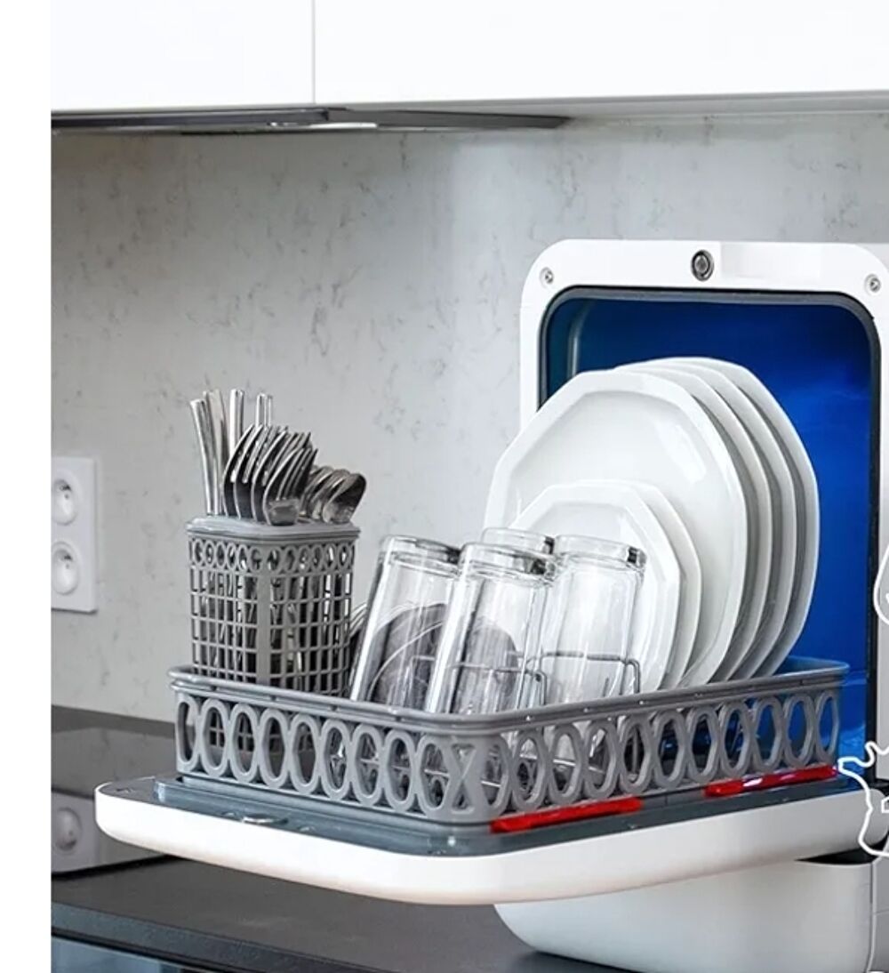 Mini lave vaisselle BOB pour 2 pratique et deco Electromnager