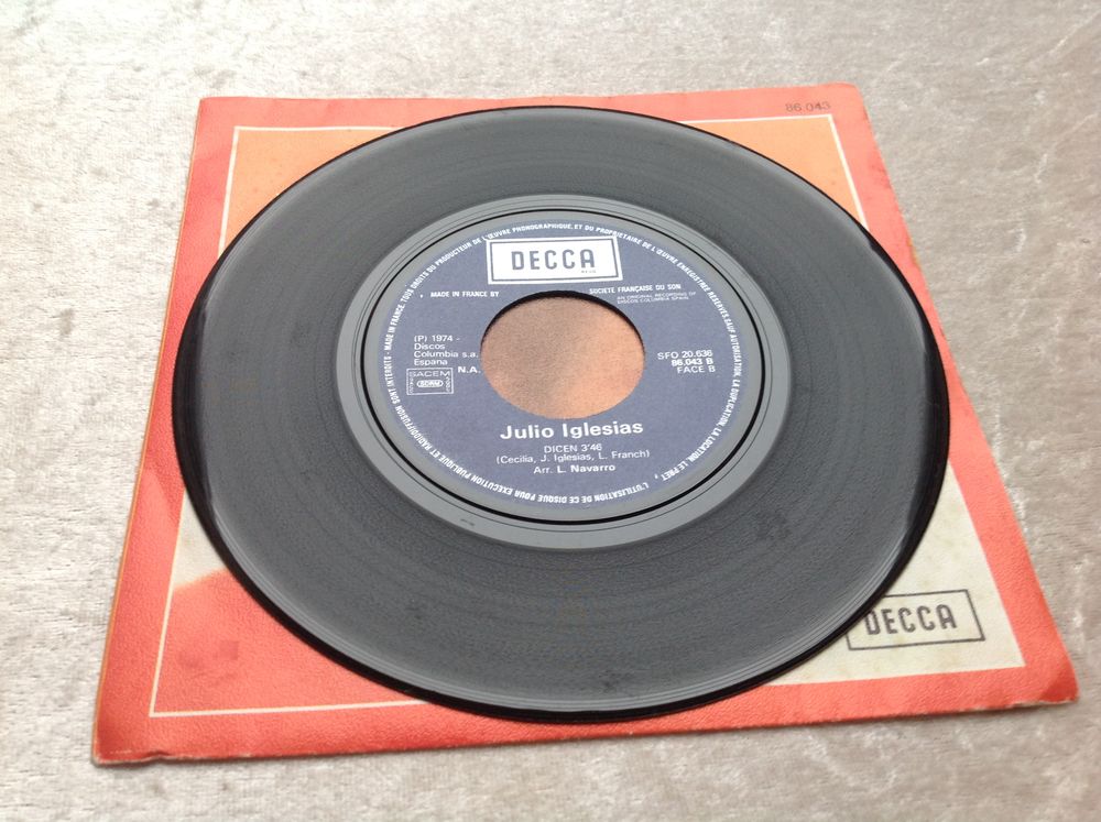 JULIO IGLESIAS MANUELA CD et vinyles