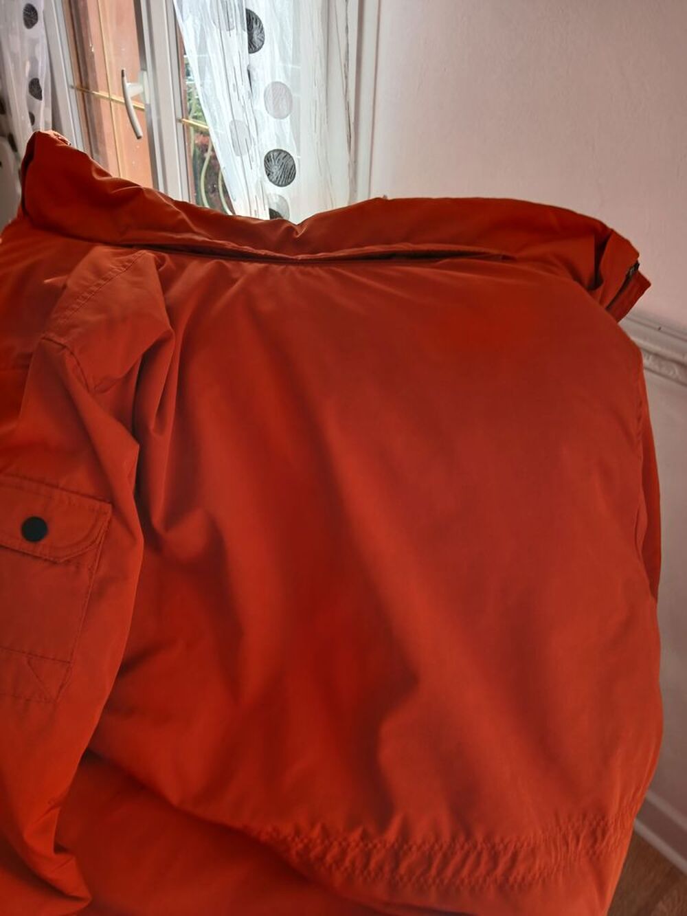 Parka orange homme Vêtements