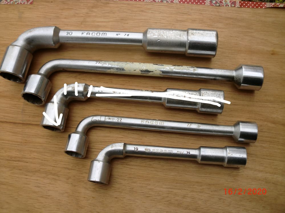 cl&eacute;s a pipe FACOM Bricolage