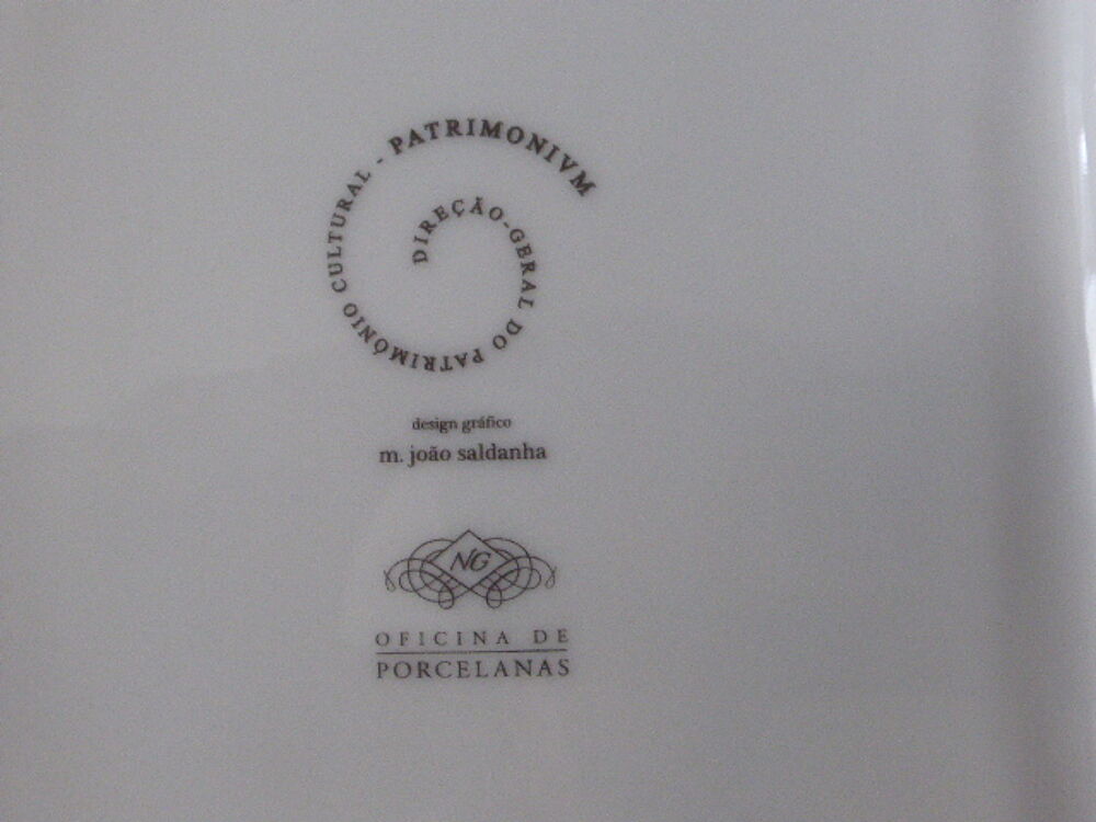 Vide poche porcelaine Geral do Patrim&oacute;nio Cultural design m. Dcoration