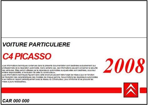 manuel d'atelier Citron C4 Picasso 2008 12 Valence (26)