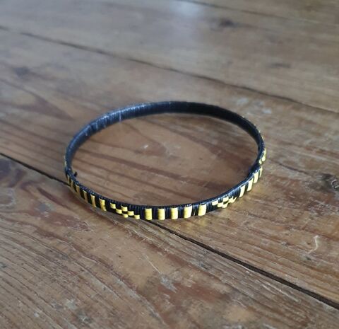 bracelet rigide artisanal noir et jaune 1 Monistrol-sur-Loire (43)