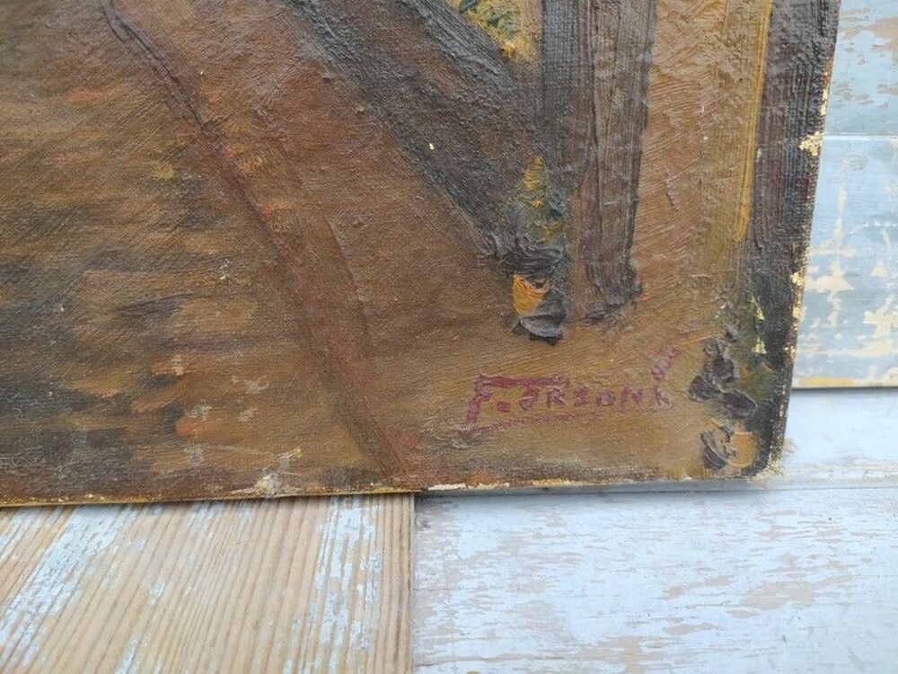 Tableau Rue des Saussaies Paris Peinture de Fran&ccedil;ois Orsoni 