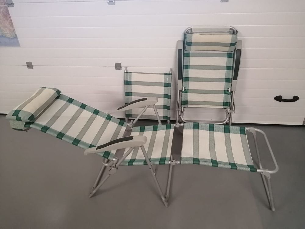 Chaises relax de camping Jardin