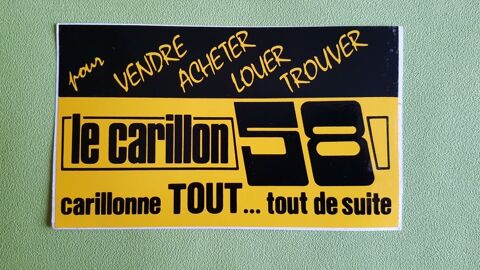 AUTOCOLLANT LE CARILLON 58 0 Toulouse (31)