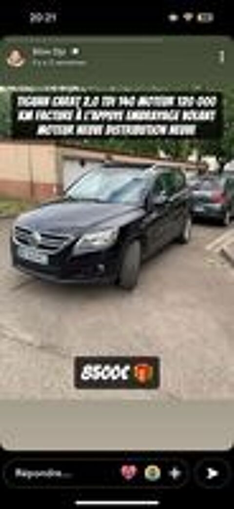 Tiguan 2.0 TDI 140 FAP BlueMotion Technology Carat 2011 occasion 78000 Versailles