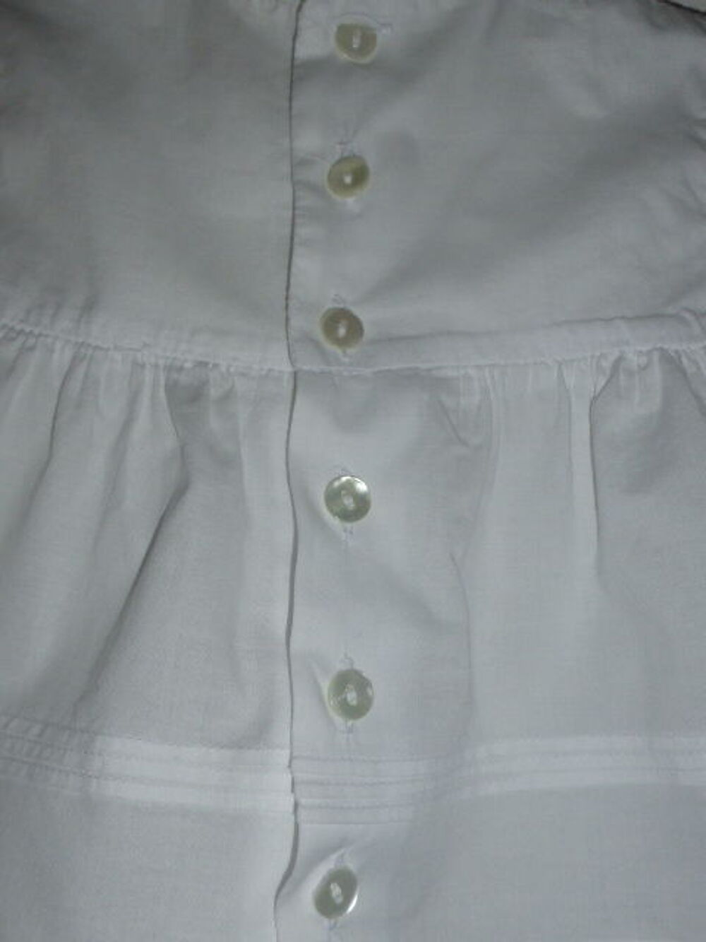 Baby Dior Blouse tunique blanche manches courtes 6 mois Vtements enfants