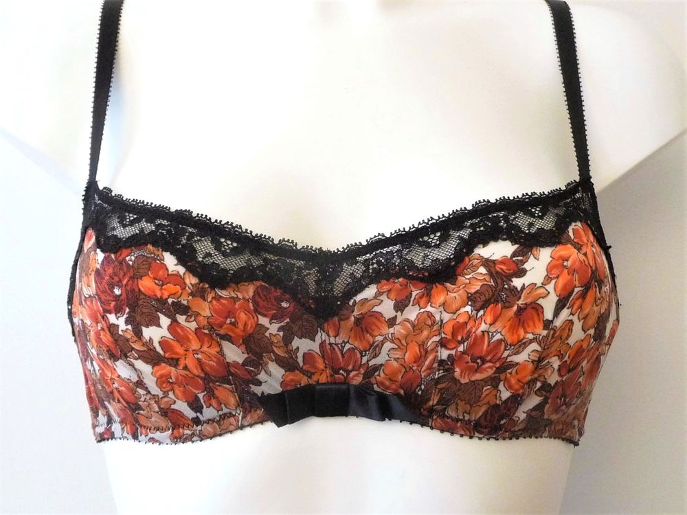 Soutien Gorge/ Brassi&egrave;re Armatures Marron Orang&eacute; Noir- Etam Vêtements