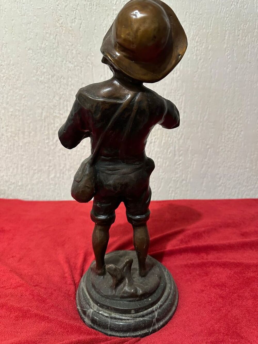 Bronze " Le p&ecirc;cheur " Décoration