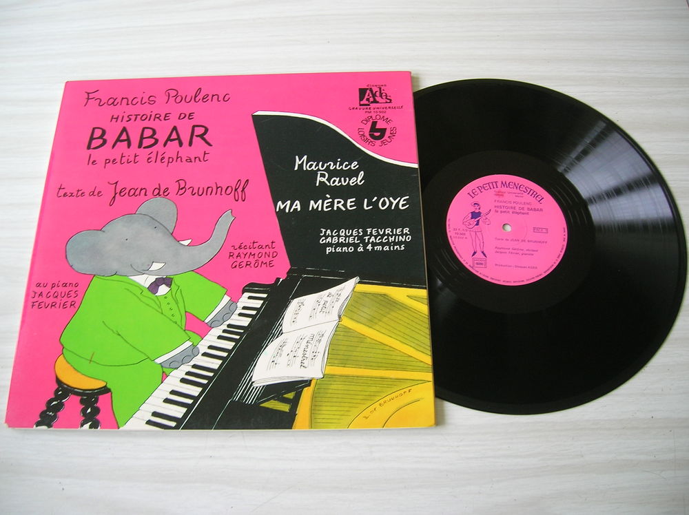 33 TOURS BABAR par Francis Poulenc CD et vinyles