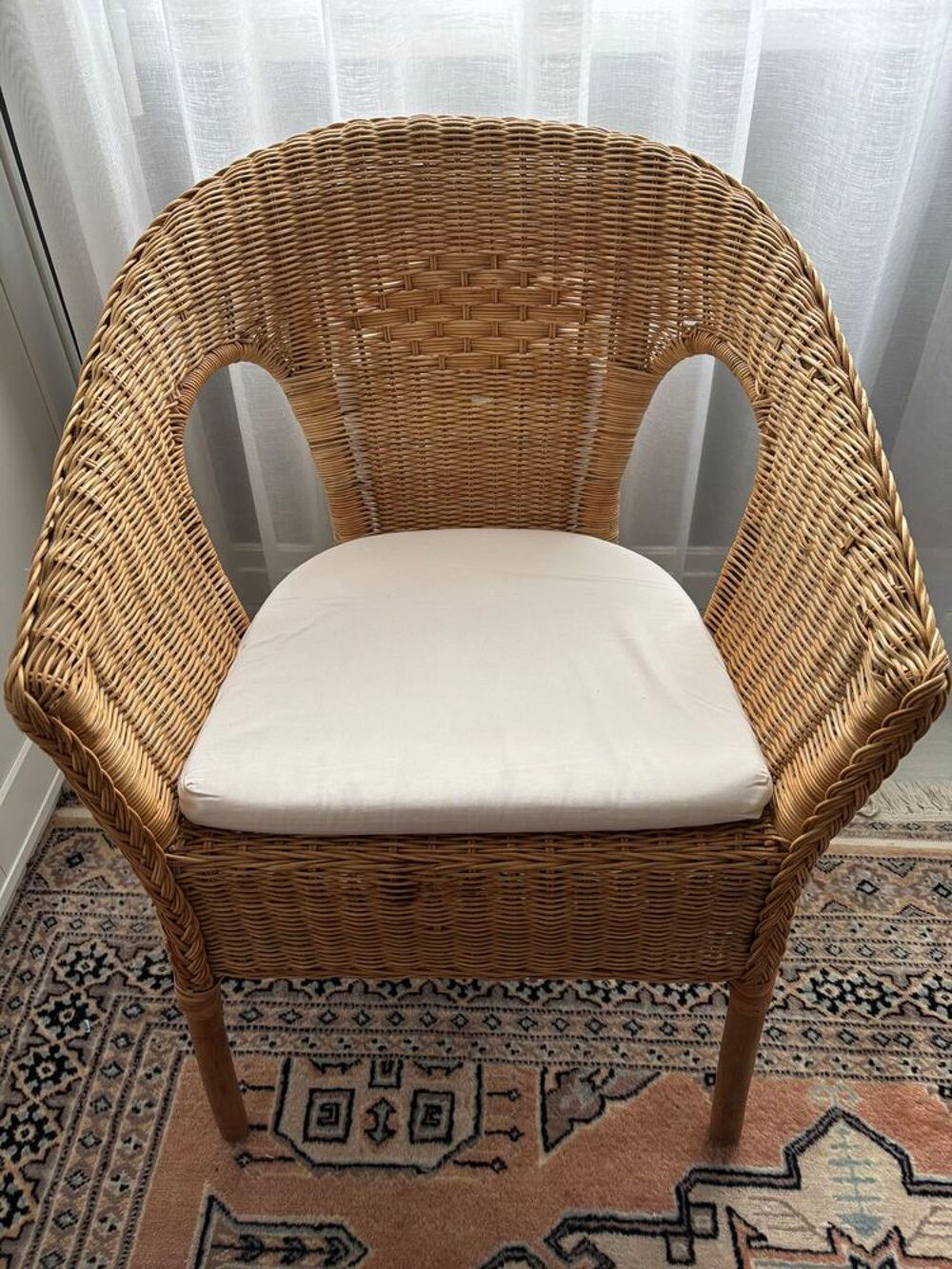 fauteuil en osier Meubles