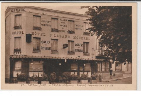 dt 27-PACY SUR EURE-Htel Saint Lazare-  Durand Propritair 3 Doullens (80)