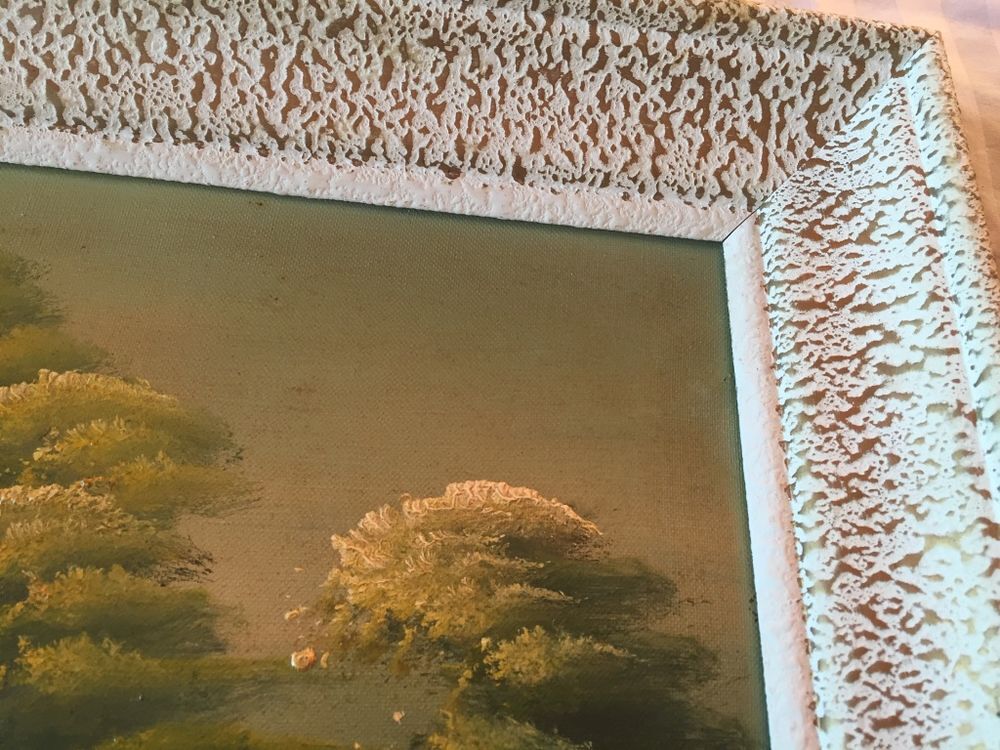 Tableau peinture &agrave; l'huile sur toile sign&eacute; TASIN Décoration