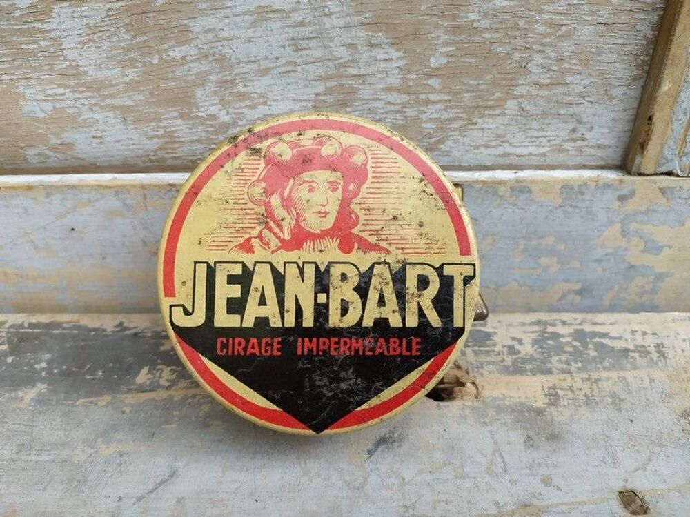 Anciennes Boites Publicitaires Cirage Jean Bart 