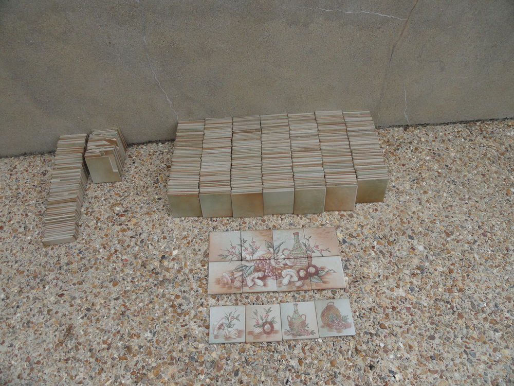 Carreaux de faience de r&eacute;emploi Bricolage
