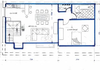  Appartement à louer 2 pièces 65 m²