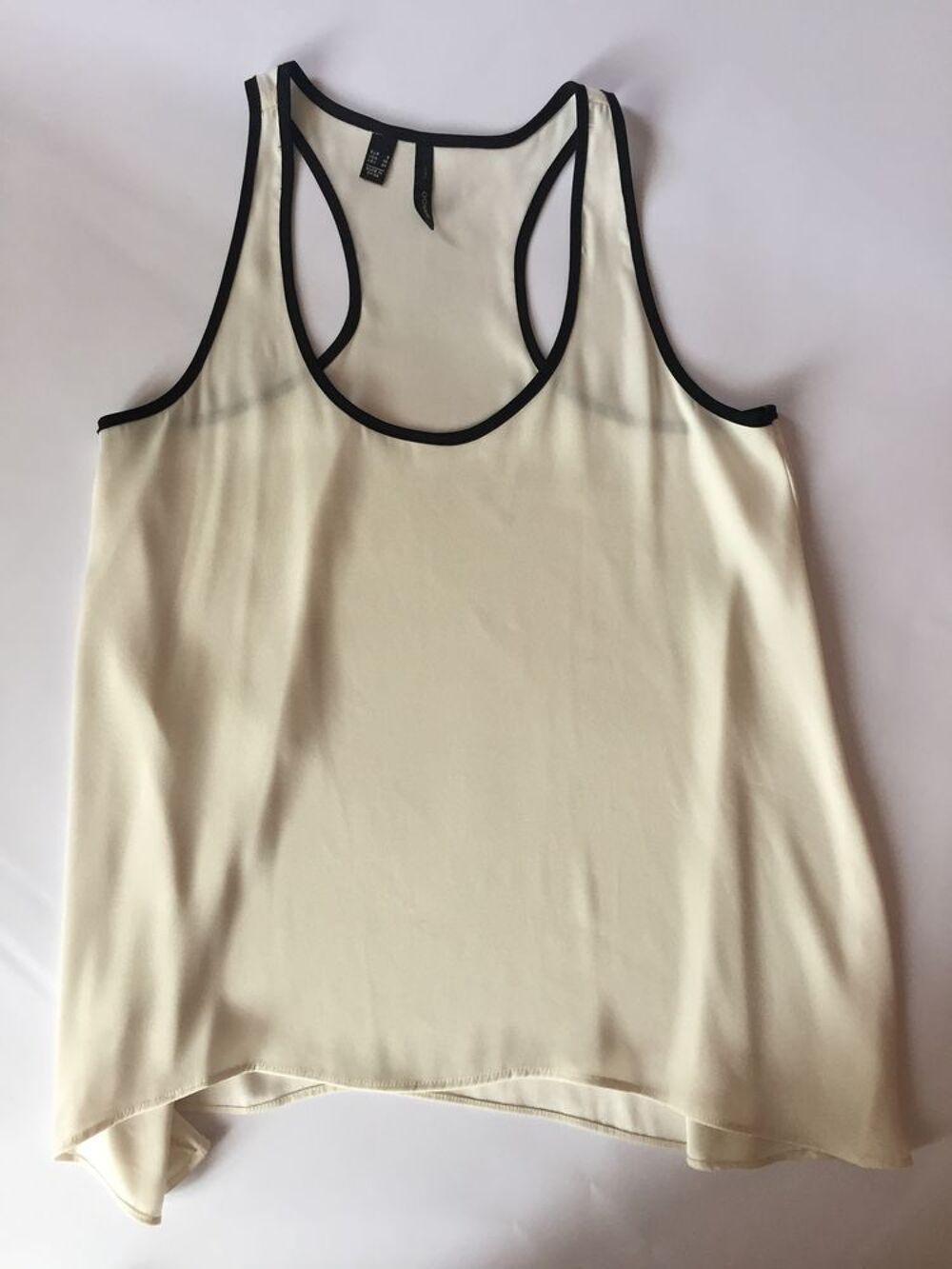 debardeur MANGO Ecru taille S Neuf Vêtements